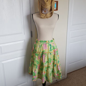 Lilly Pulitzer Skirt (Lemon Sorbet in Paradise)